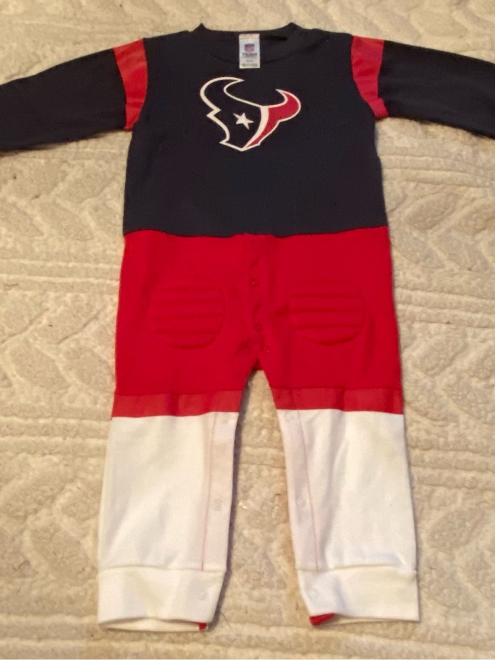 Houston Texans one piece jersey creeper 18m